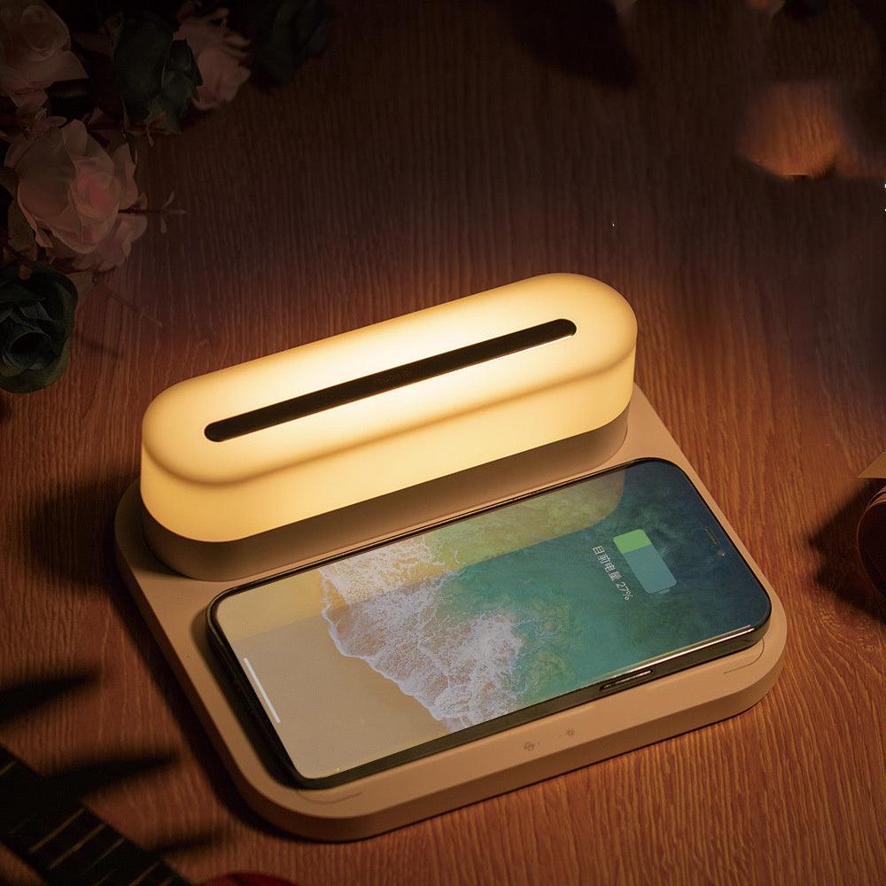 Smart Mobile Wireless Charging & Living Room Night Light -Seamless Charging and Ambient Lighting