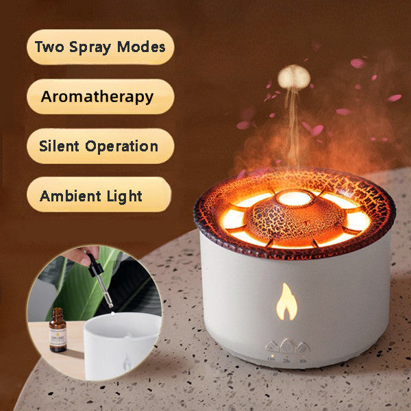 Creative Volcano Ultrasonic Essential Oil Humidifier - OptiChoice