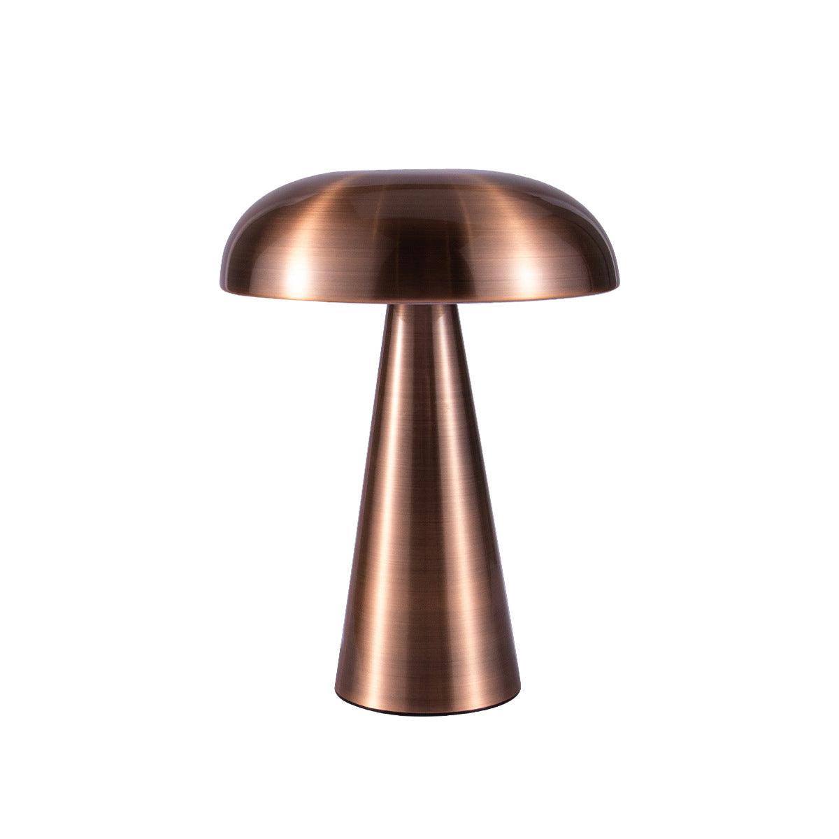 Mushroom Rechargeable LED Table Lamp - Touch-Control Night Light with Elegant Vintage Design - OptiChoice