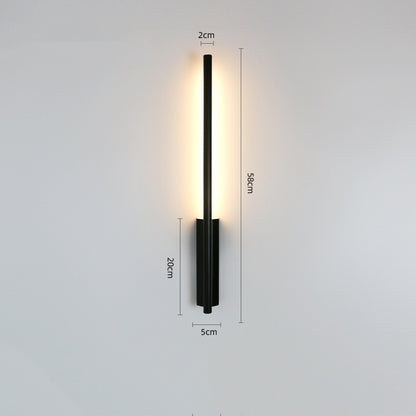 Modern Minimalist Wall Lamp | Golden | LED Lighting | Bedroom | Living Room | Home Decor