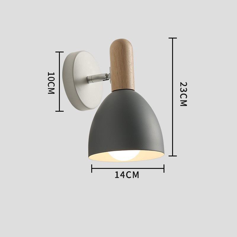 Nordic Creative Makaron Bedside Lamp - Stylish Iron Bedroom Lamp in Multiple Colors