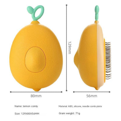 Avocado-Shaped Pet Grooming Tool: Gentle and Effective