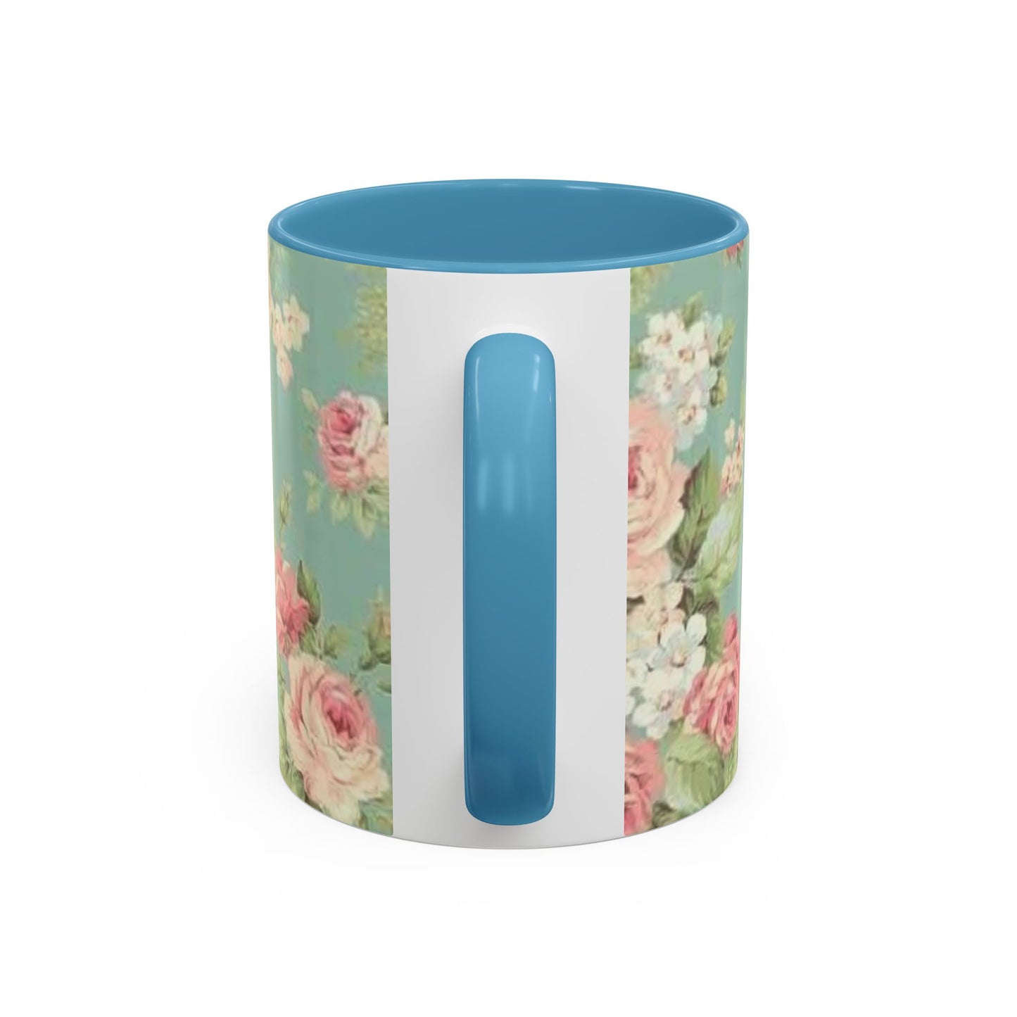 Floral Accent Coffee Mug (11, 15oz)