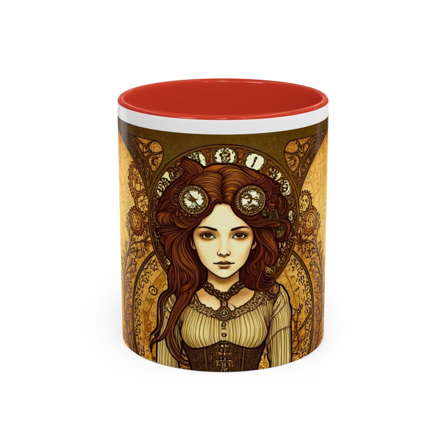 Mug with the design of the coffee shop lady