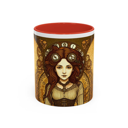 Mug with the design of the coffee shop lady