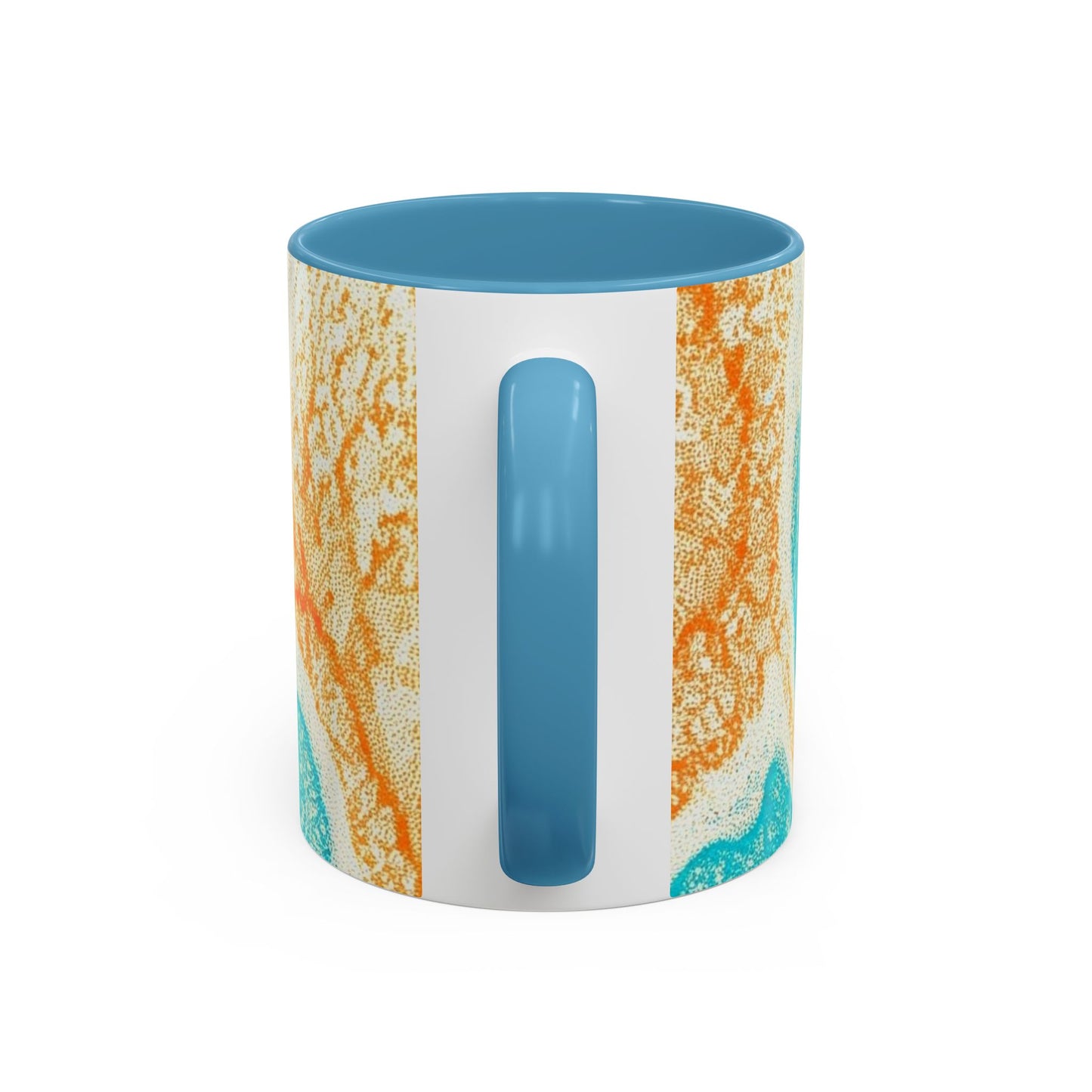 Accent Coffee Mug with watercolor design