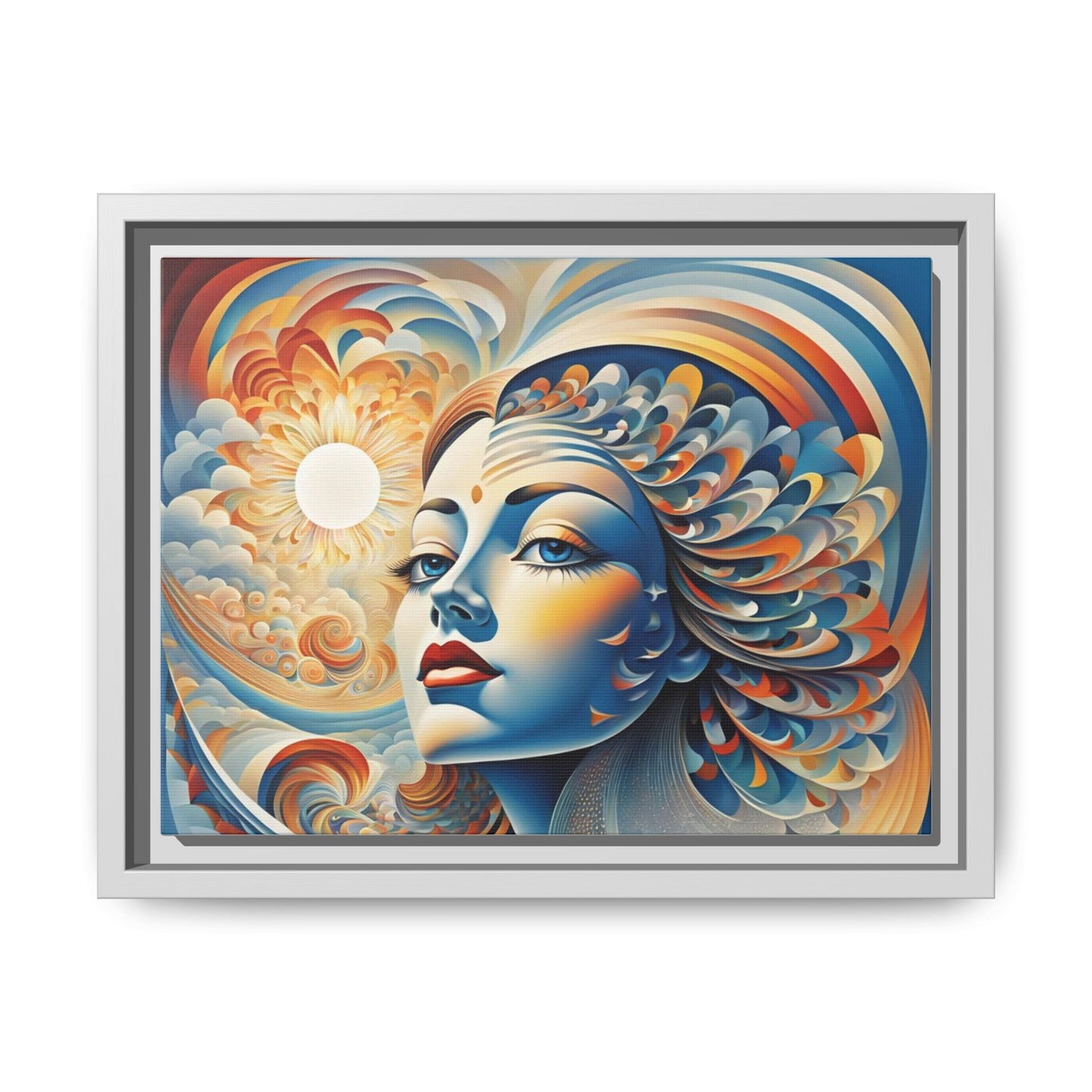 Holy Angel Matte Canvas, Framed (Multi-color)