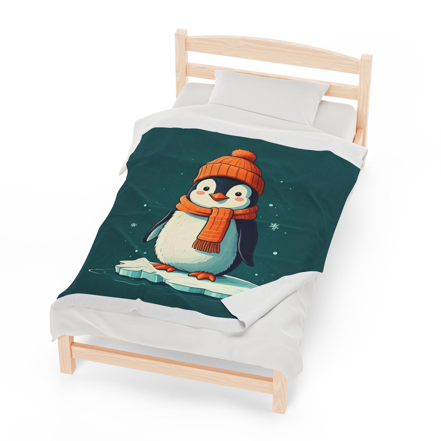 Kids Penguin Plush Blanket