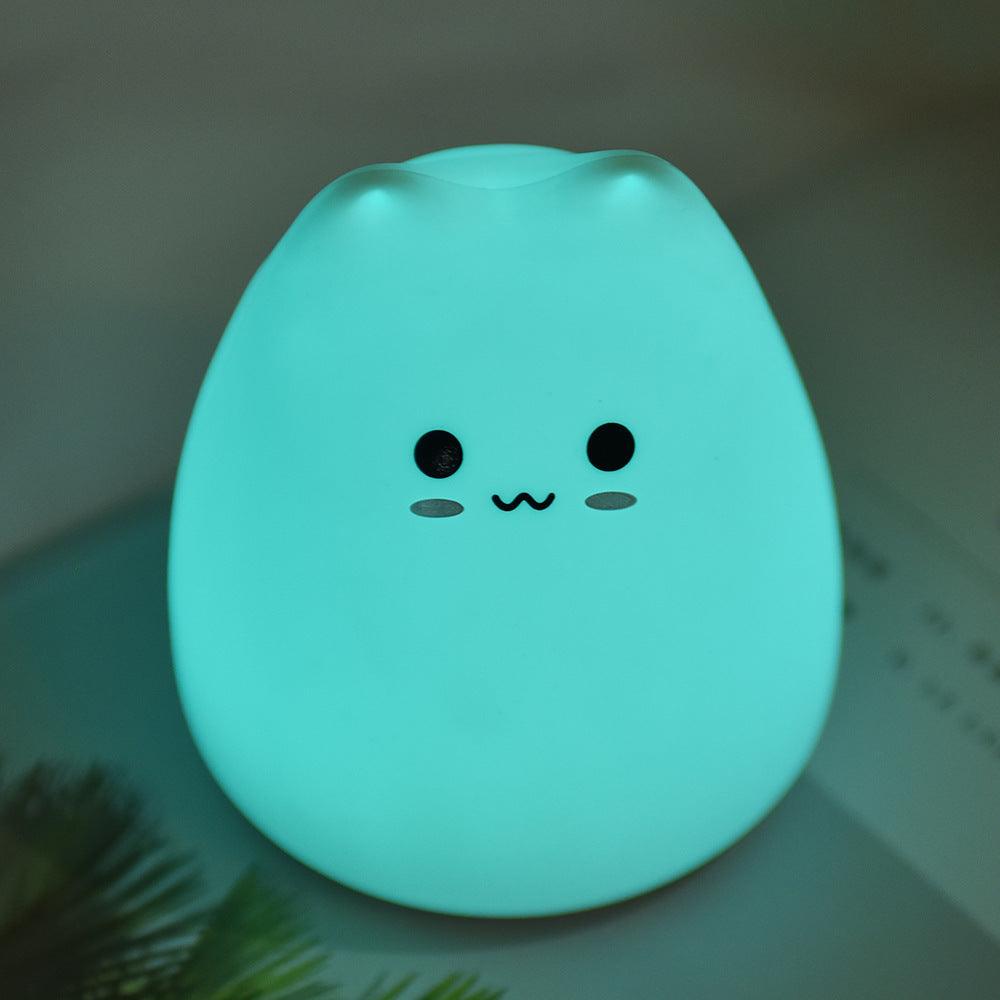 Colorful Color Changing Night Light â€“ LED Silicone Lamp with 7-Color Modes