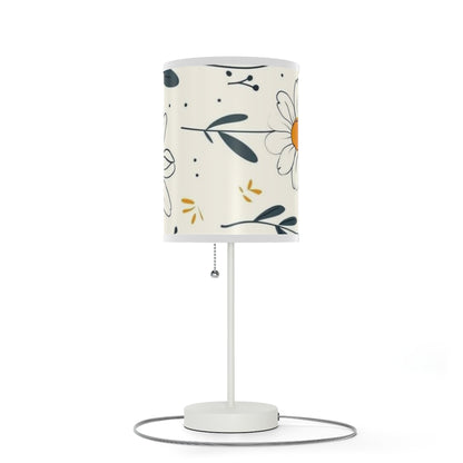 Lamp on a Stand, US|CA plug  with the design of chamomile flowers