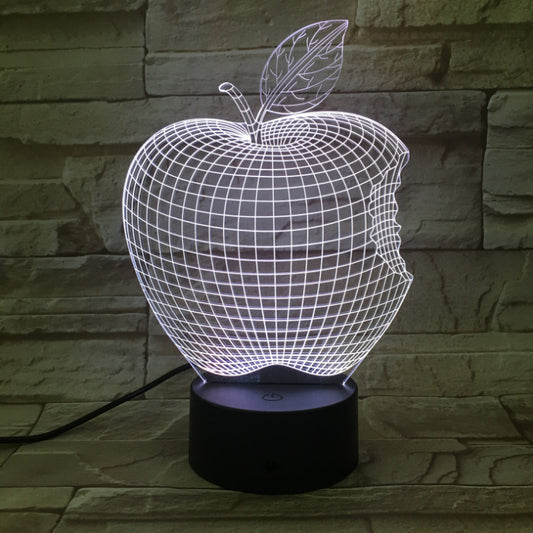 3D Fruit Kleurrijke Nachtlamp - LED-lamp voor Woondecoratie, Lange Levensduur van 100.000 Uur, Perfect om Cadeau te Doen 