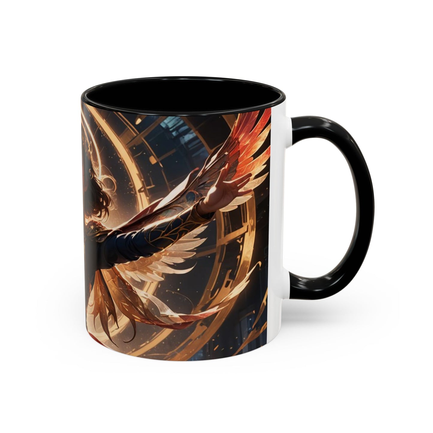 Mug with the design  of a girl from tme universe