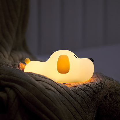 Dull Wang Cute Silicone Night Light LED Rechargeable - Creative Dimming Bedside Lamp