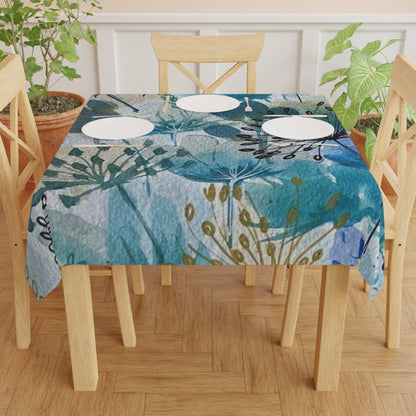 Tablecloth with orchid flower design