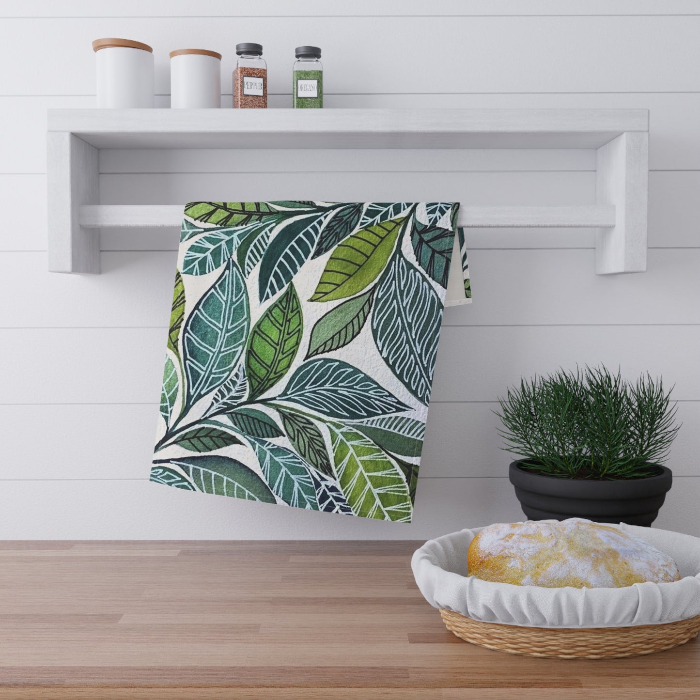 Tea Towels  Pillow Eucalyptus leaf