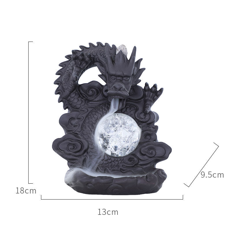 Dragon Playing Beads Sandalwood Aromatherapy Ornament