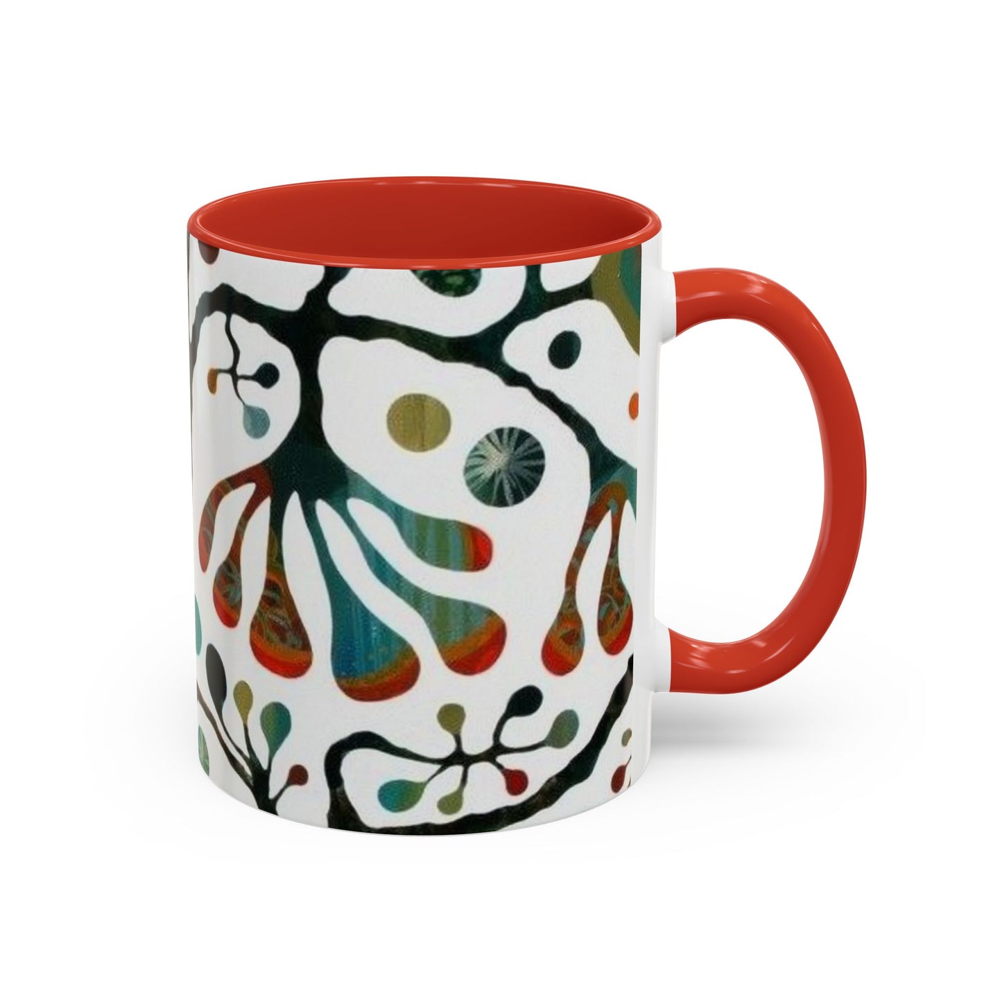 Mug with ink design