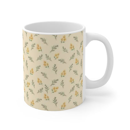 Floral Coffee Mug 11oz