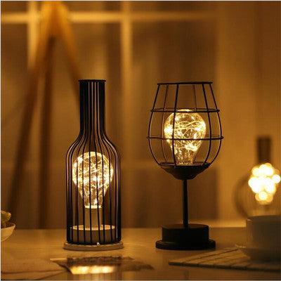 Minimalist Hollow Table Lamps â€“ Elegant Design with E14 LED Lighting - OptiChoice