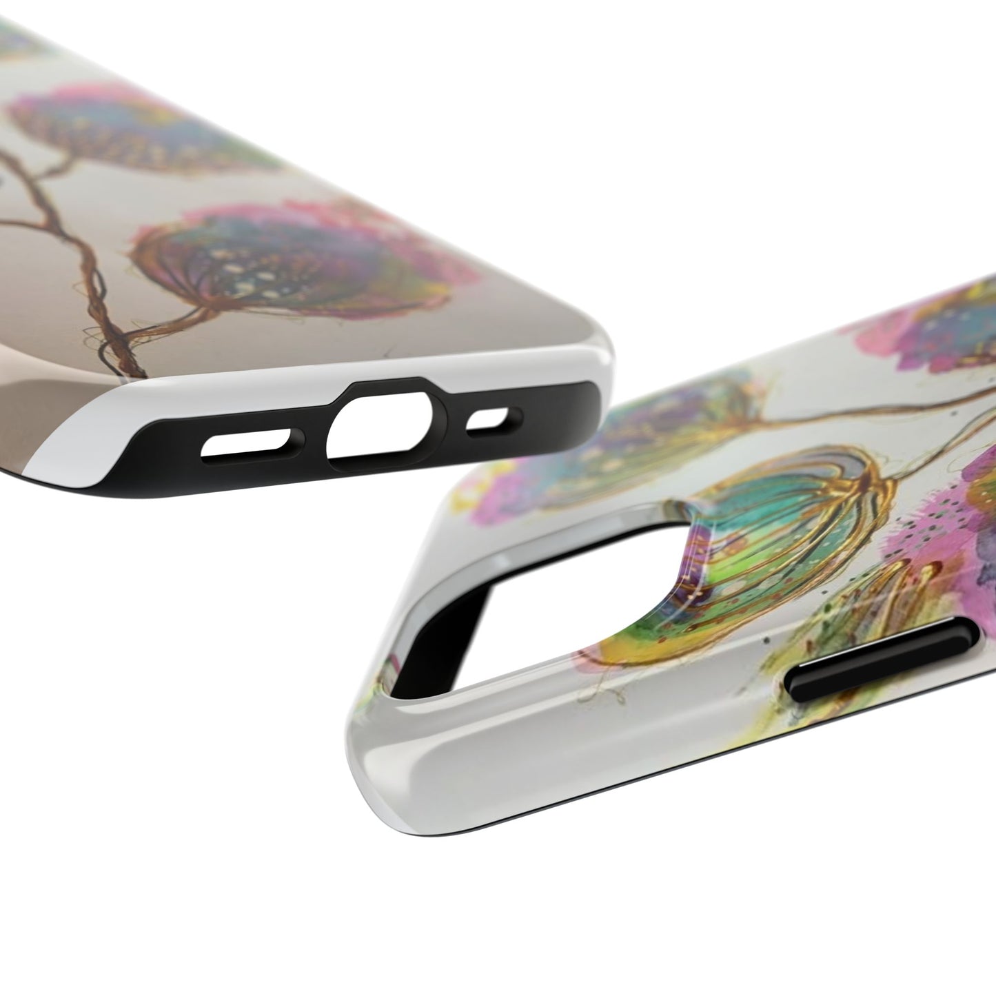 mobile phone cover with flower design