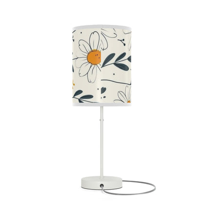 Lamp on a Stand, US|CA plug  with the design of chamomile flowers