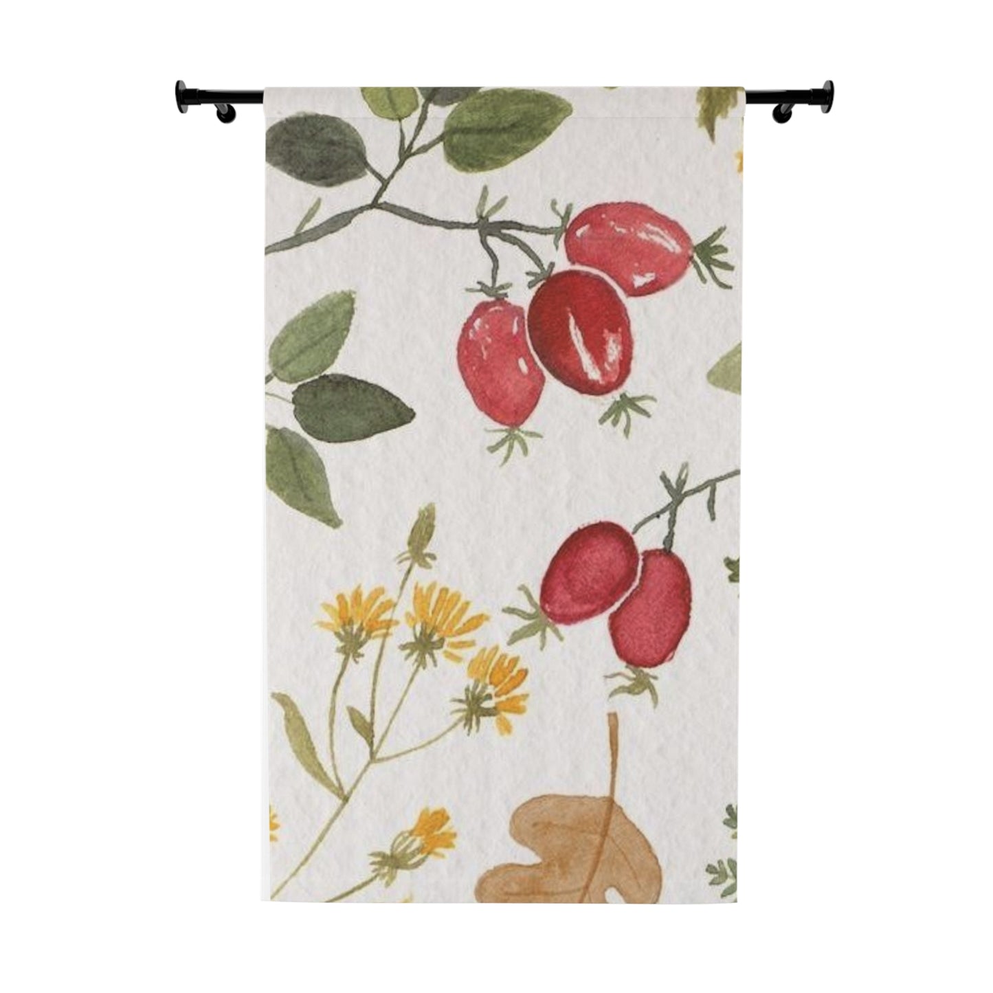 flower bud design Window Curtains