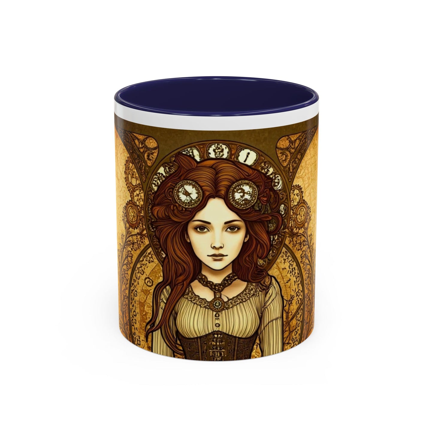 Mug with the design of the coffee shop lady