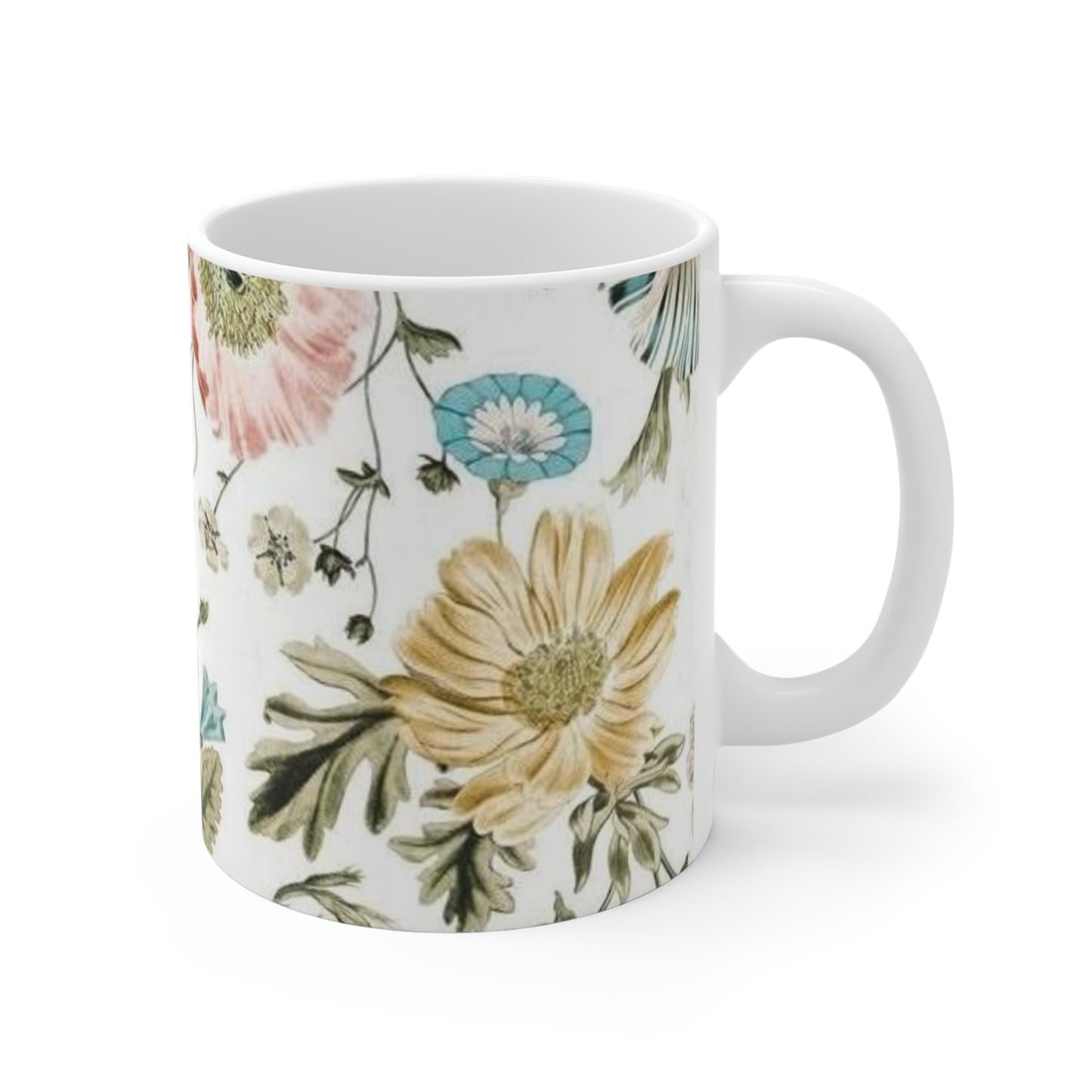 Floral Coffee Mug 11oz