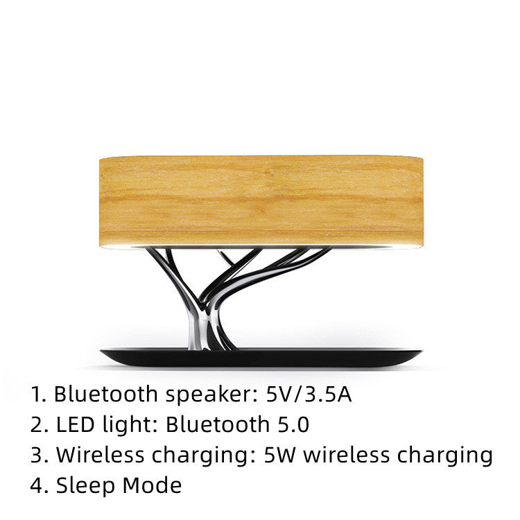 Tree Light with Bluetooth Audio and Wireless Charging