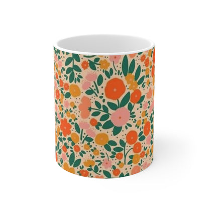 Floral Coffee Mug 11oz