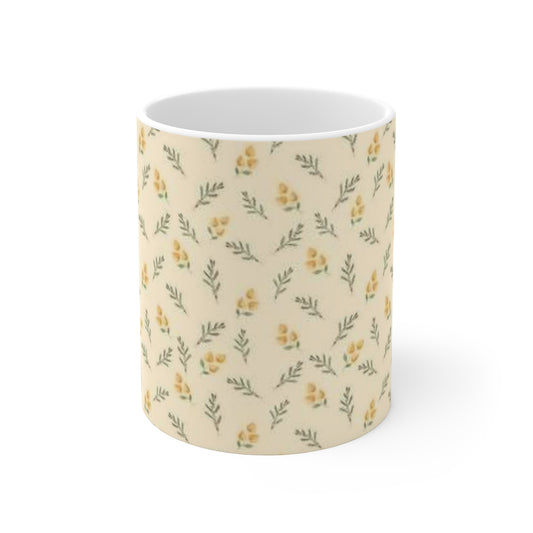 Floral Coffee Mug 11oz