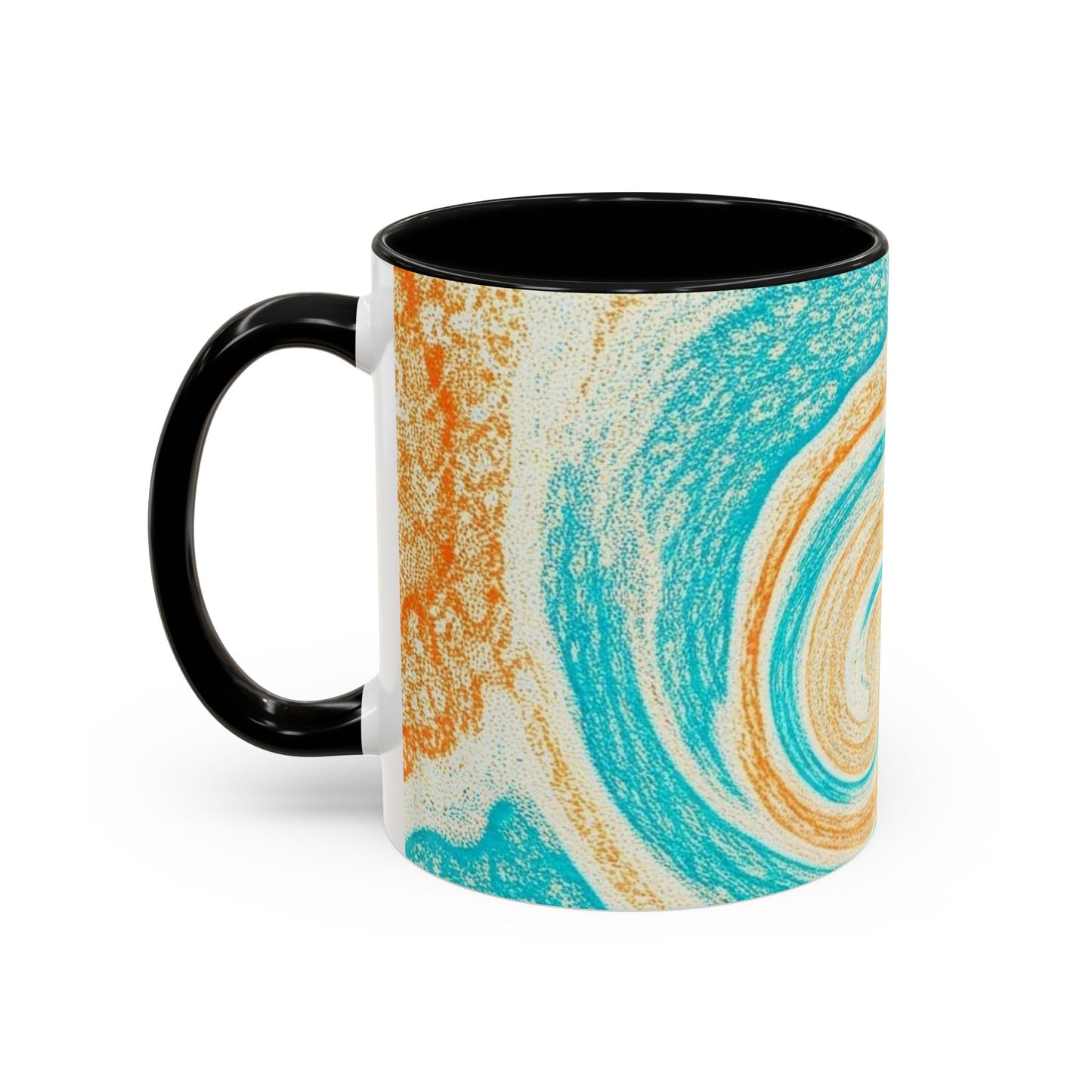 Accent Coffee Mug with watercolor design