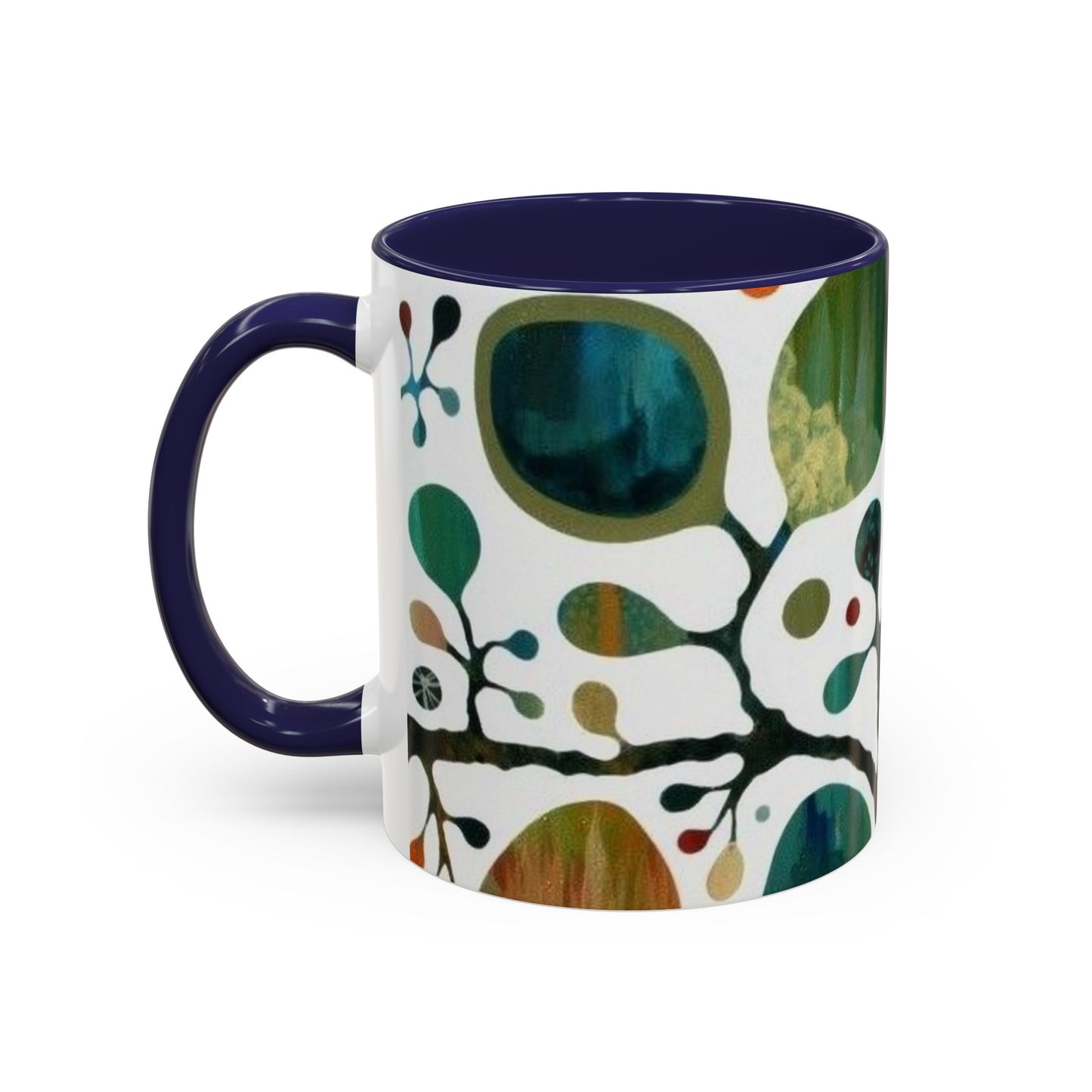 Mug with ink design