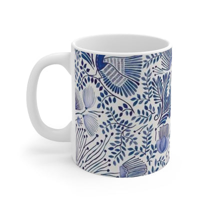 Floral Coffee Mug 11oz