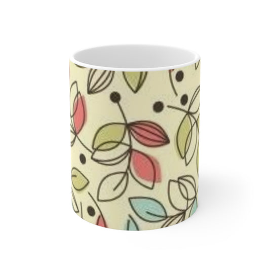 Floral Coffee Mug 11oz