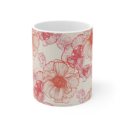 Floral Mug 11oz