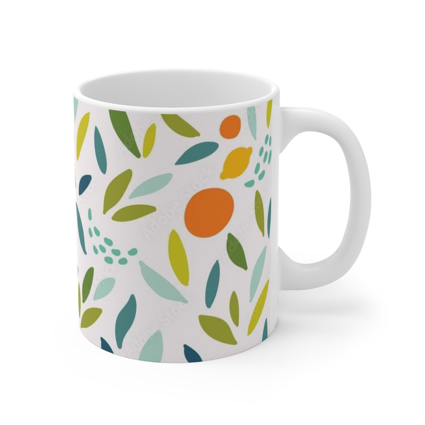 Floral Coffe Mug 11oz