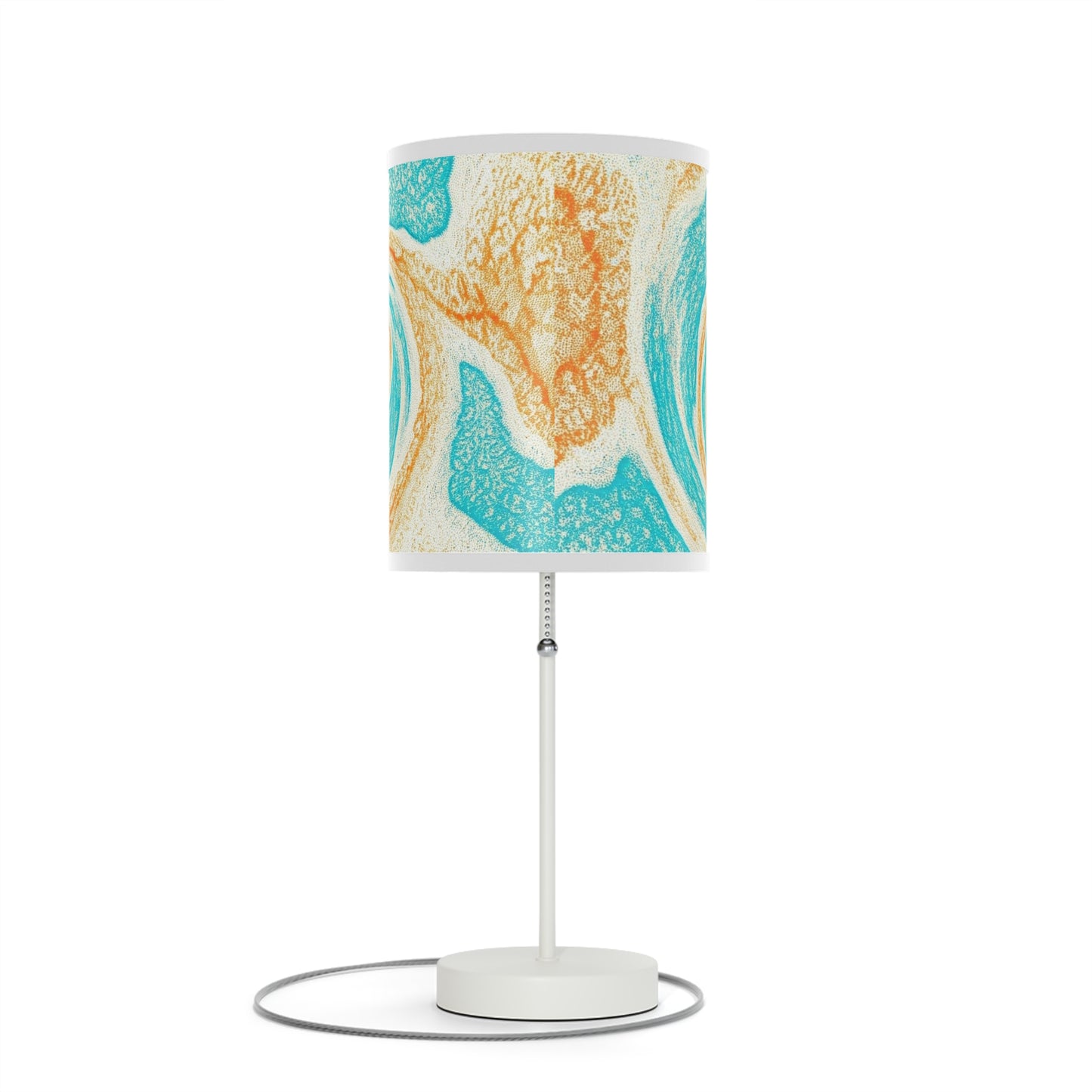 Lamp on a Stand, US|CA plug with watercolor design