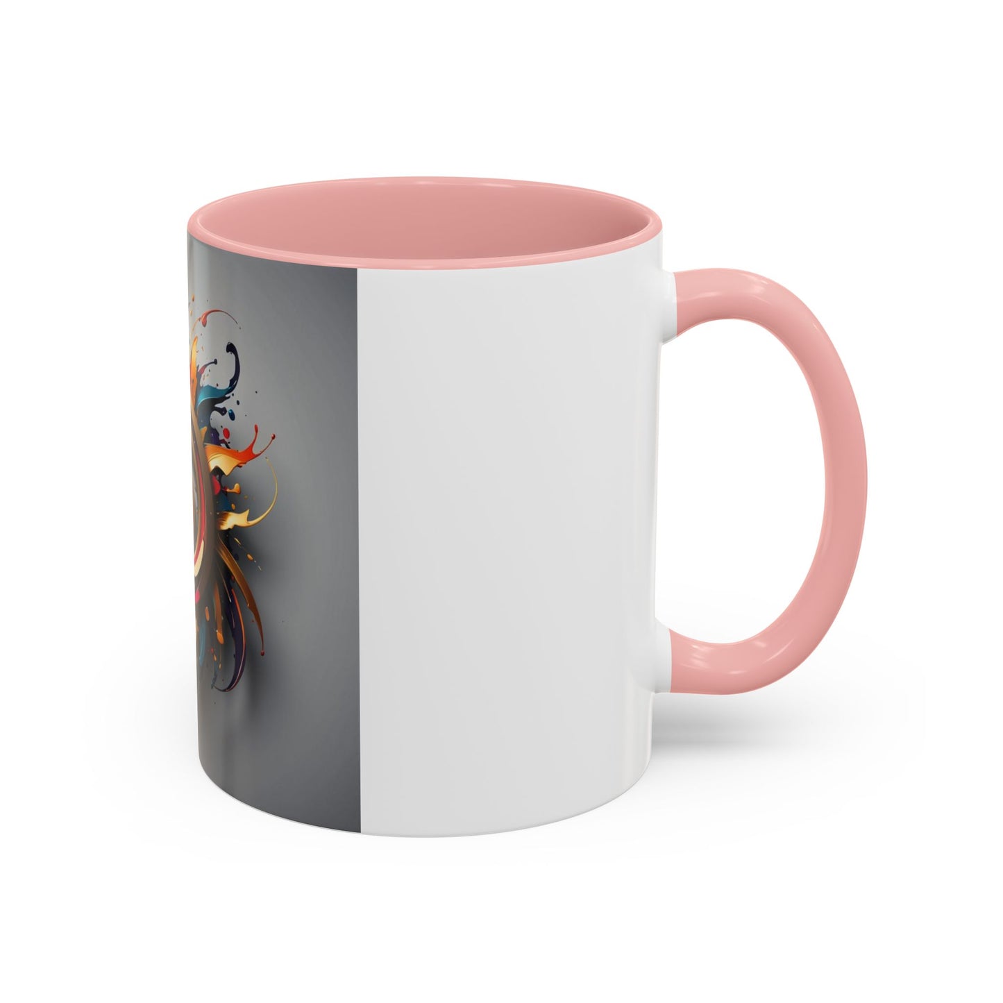 mug with cosmic eye logo