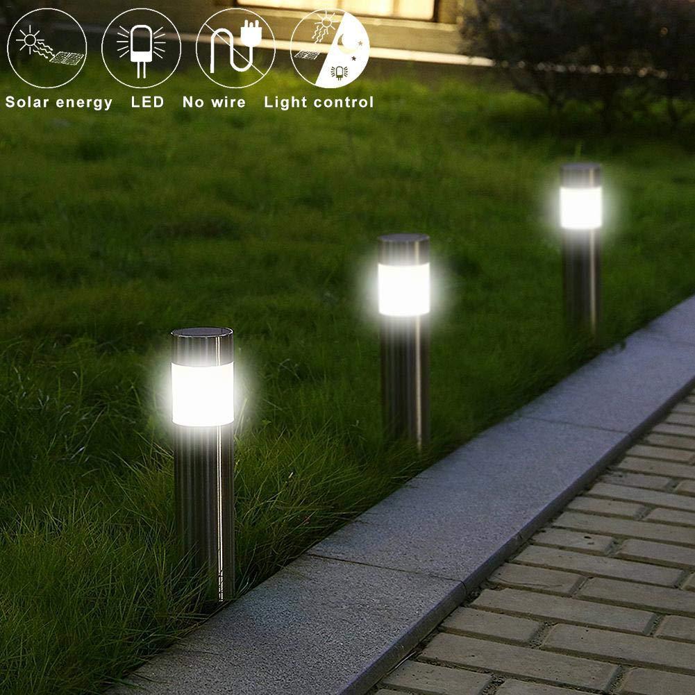 Solar Cylindrical Lawn Light â€“ Compact Outdoor LED Garden Light with 8-Hour Solar Charge - OptiChoice