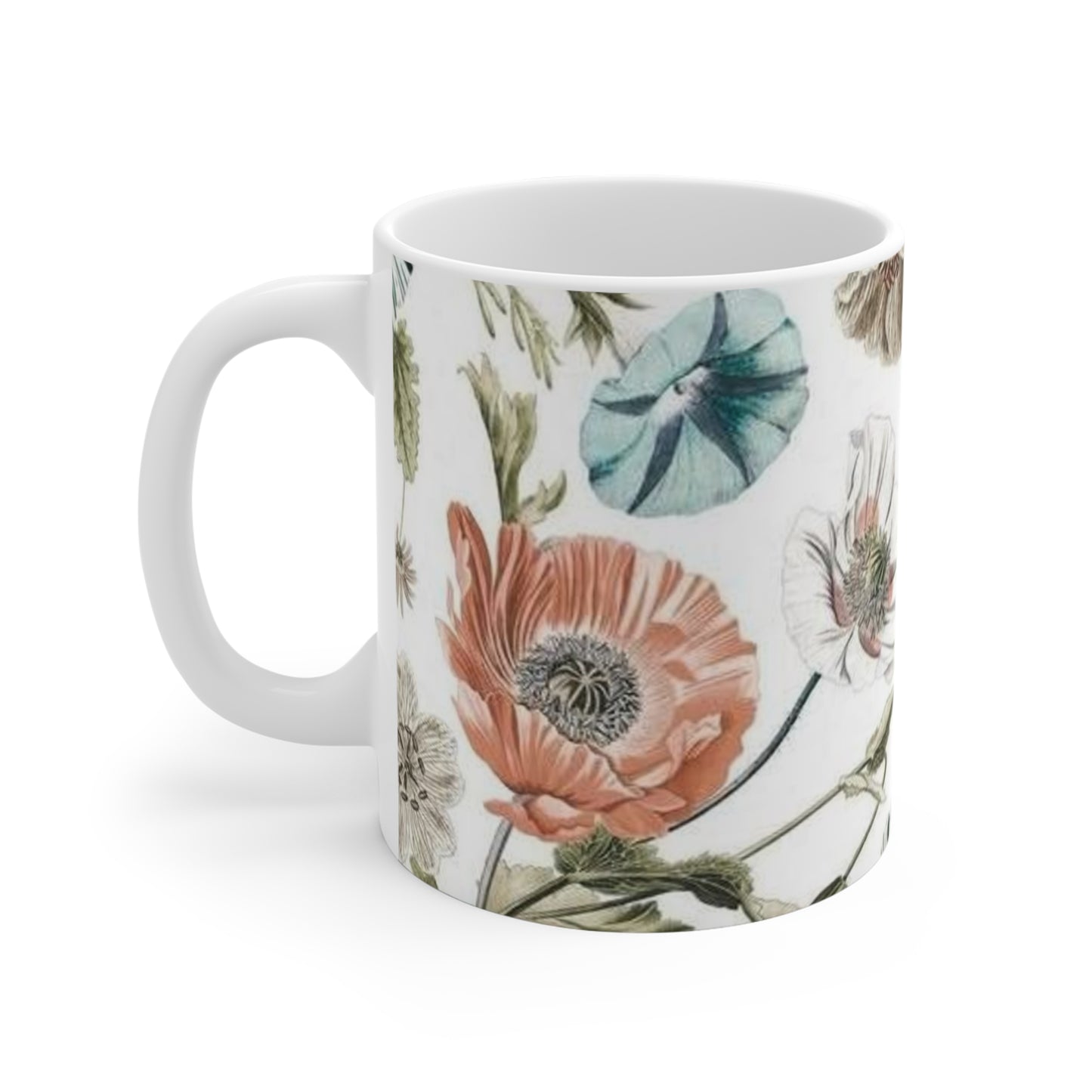 Floral Coffee Mug 11oz