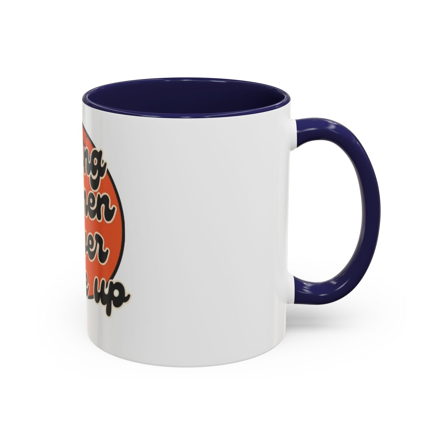 Mug with a strong woman design