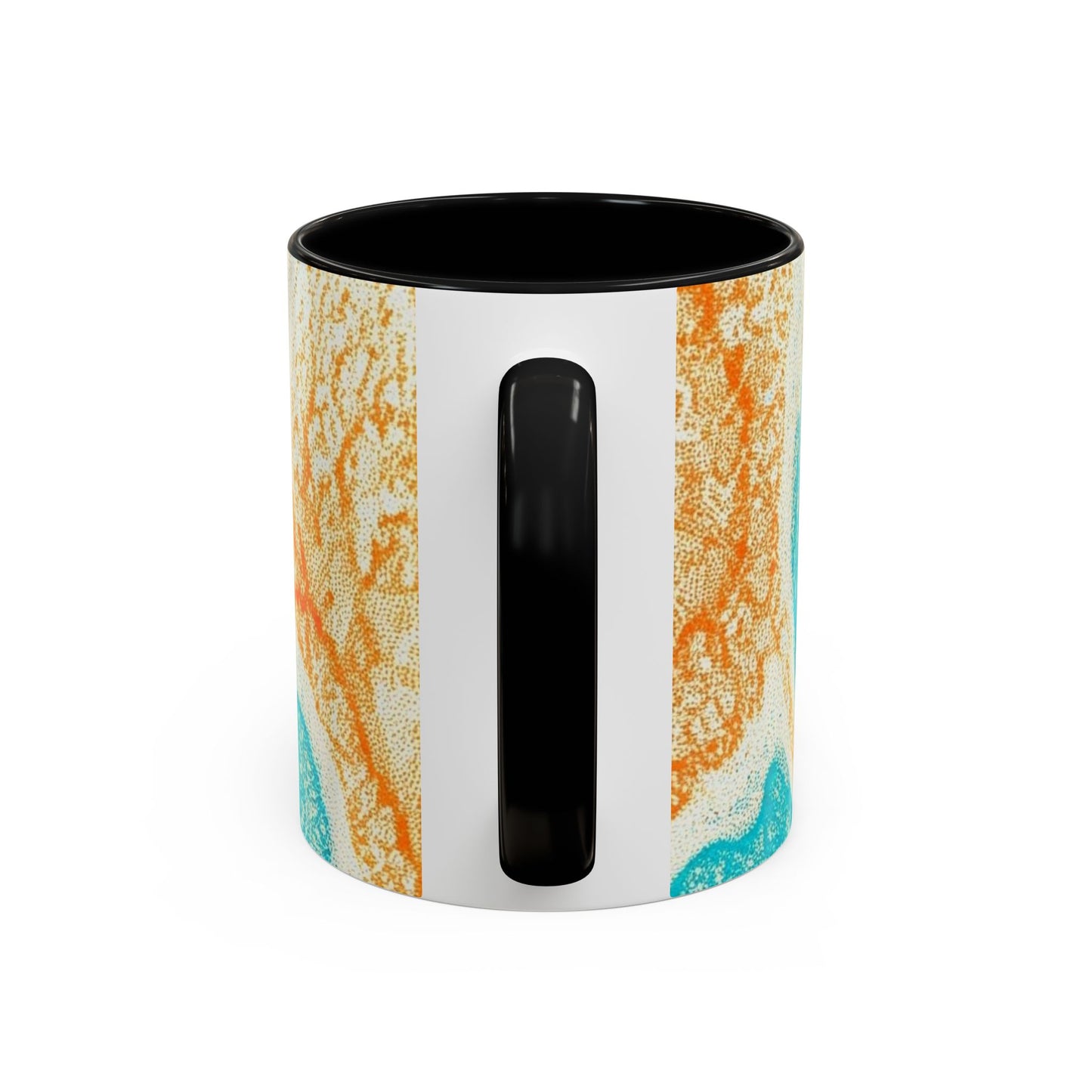 Accent Coffee Mug with watercolor design