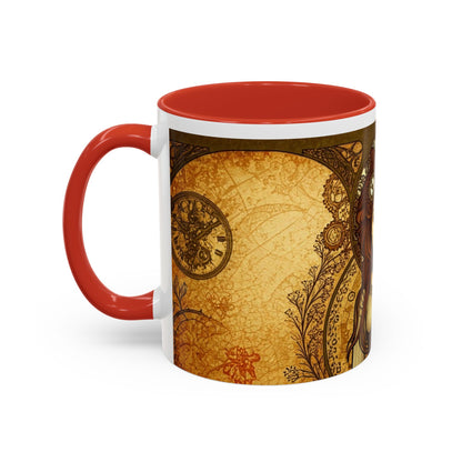 Mug with the design of the coffee shop lady