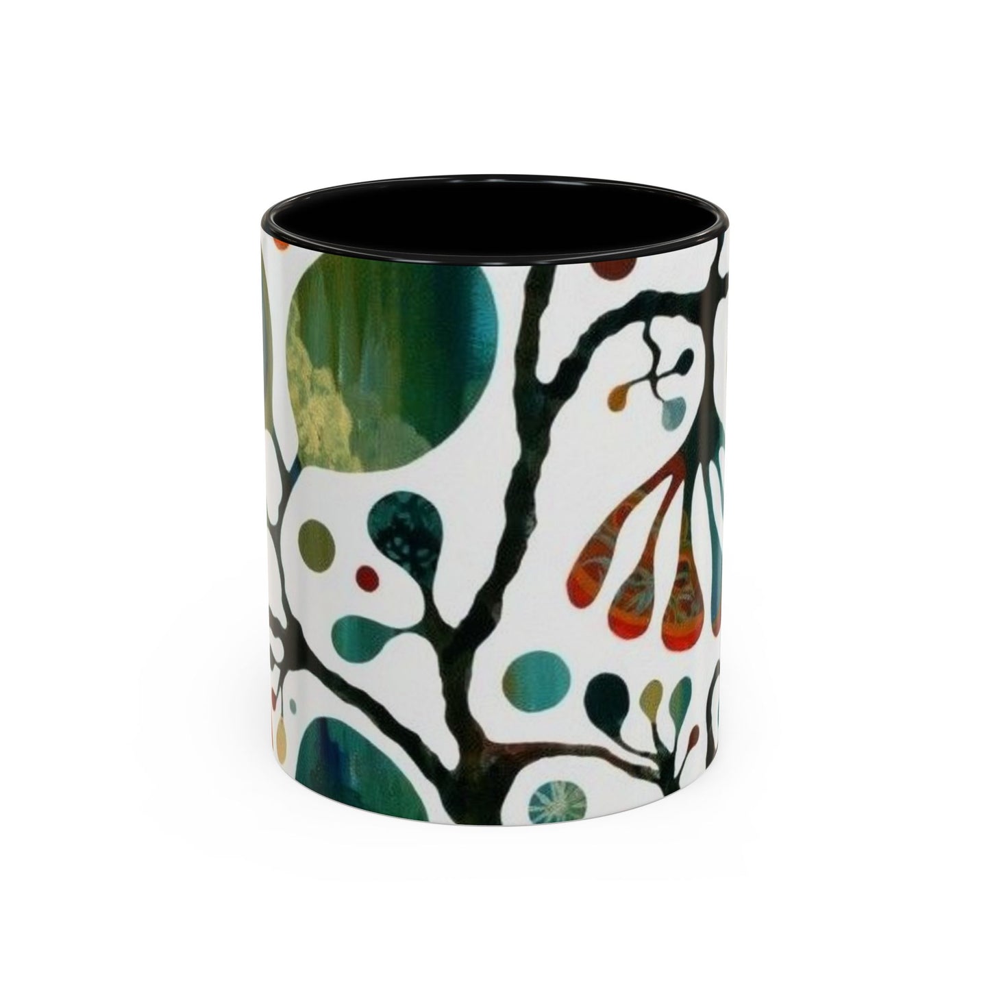 Mug with ink design