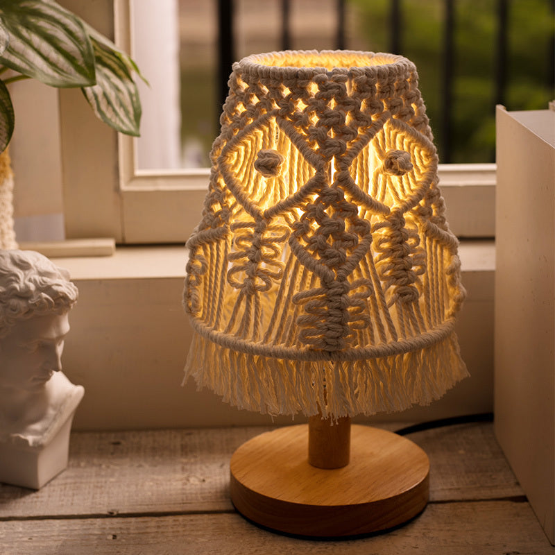 Nordic Handwoven Table Lamp- A Unique and Functional Piece