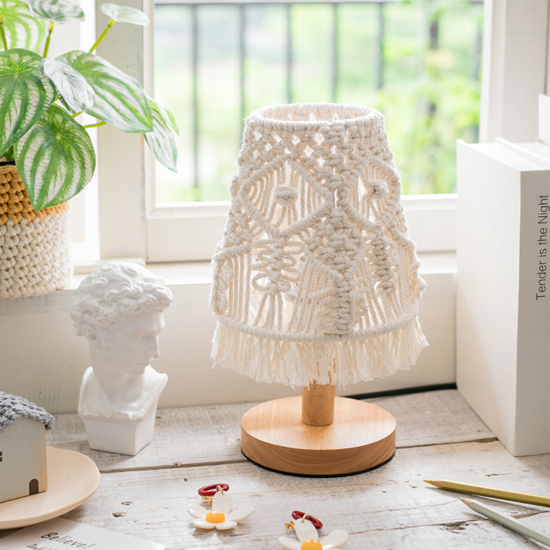 Nordic Handwoven Table Lamp- A Unique and Functional Piece