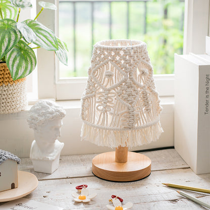 Nordic Handwoven Table Lamp- A Unique and Functional Piece