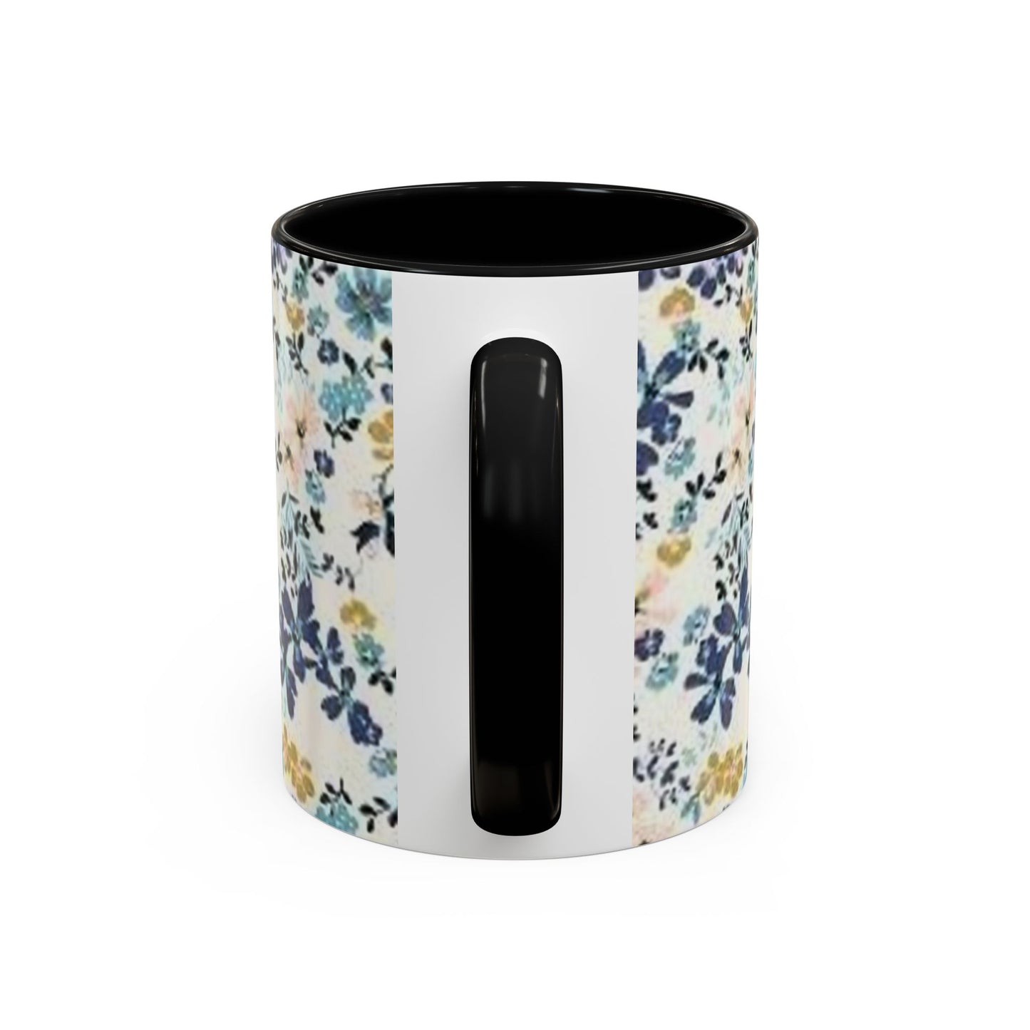 Floral Accent Coffee Mug (11, 15oz)