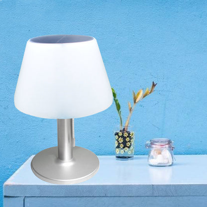 Solar Stainless Steel Table Lamp-Modern and Durable